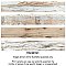 Unique 6" x 35-7/8" Porcelain Floor and Wall Tile - 7 Tiles Per Case - 10.71 Sq. Ft.