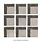 Kings Brush Line 8-3/4" x 8-3/4" Porcelain Floor and Wall Tile - 13 Tiles Per Case - 7.15 Square Feet