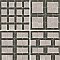 Kings Brush Line 8-3/4" x 8-3/4" Porcelain Floor and Wall Tile - 13 Tiles Per Case - 7.15 Square Feet