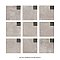 Kings Brush Square 8-3/4" x 8-3/4" Porcelain Floor and Wall Tile - 13 Tiles Per Case - 7.15 Square Feet