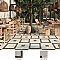 Kings Brush Square 8-3/4" x 8-3/4" Porcelain Floor and Wall Tile - 13 Tiles Per Case - 7.15 Square Feet