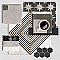 Kings Brush Square 8-3/4" x 8-3/4" Porcelain Floor and Wall Tile - 13 Tiles Per Case - 7.15 Square Feet