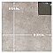 Kings Brush Square 8-3/4" x 8-3/4" Porcelain Floor and Wall Tile - 13 Tiles Per Case - 7.15 Square Feet