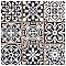 Faenza Nero 13" x 13" Ceramic Tile - Per Case of 10 - 12 Sq. Ft. Per Case