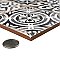 Faenza Nero 13" x 13" Ceramic Tile - Per Case of 10 - 12 Sq. Ft. Per Case