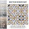 Harmonia Grove Blue  13" x 13" Ceramic Floor & Wall Tile - 10 Tiles Per Case - 12.0 Sq. Ft.