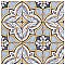 Harmonia Grove Blue  13" x 13" Ceramic Floor & Wall Tile - 10 Tiles Per Case - 12.0 Sq. Ft.