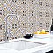 Harmonia Grove Blue  13" x 13" Ceramic Floor & Wall Tile - 10 Tiles Per Case - 12.0 Sq. Ft.