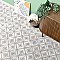 Harmonia Kings Marrakech Grey 13" x 13" Ceramic Floor/Wall Tile - 10 Tiles Per Case - 12.0 Sq. Ft.