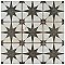 Harmonia Kings Star Nero 13"x13" Ceramic Tile - Sold Per Case of 10 - 12.19 Square Feet