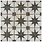 Harmonia Kings Star Nero 13"x13" Ceramic Tile - Sold Per Case of 10 - 12.19 Square Feet
