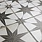 Harmonia Kings Star Nero 13"x13" Ceramic Tile - Sold Per Case of 10 - 12.19 Square Feet