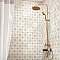 Harmonia Kings Star White 13" x 13" Ceramic Floor/Wall Tile - 10 Tiles Per Case - 12.0 Sq. Ft.