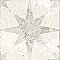 Harmonia Kings Star White 13" x 13" Ceramic Floor/Wall Tile - 10 Tiles Per Case - 12.0 Sq. Ft.
