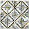 Kings Marrakech Blue 17-5/8"x17-5/8" Ceramic Floor and Wall Tile - Per Case of 5 -10.95 Square Feet