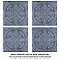 Saja Cyan 13" x 13" Ceramic Tile - Sold Per Case of 10 - 12.20 Square Feet