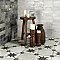 Kings Star Ara Nero 17.63"x17.63" Ceramic Floor and Wall Tile - Per Case of 5 -10.95 Square Feet
