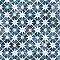 Kings Star Sky Blue and White 17-5/8" x 17-5/8" Ceramic Tile - Sold Per Case of 5 - 11.02 Square Feet Per Case