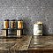 Hudson 1" Hex Grey Eye 11-7/8" x 13-1/4" Porcelain Mosaic Tile - Case of 10 Pieces - 11.2 Square Feet Per Case