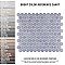 Hudson 1" Hex Lavender 11-7/8" x 13-1/4" Porcelain Mosaic Tile - Case of 10 Pieces - 11.2 Square Feet Per Case