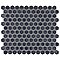 Hudson 1" Hex Storm Grey 11-7/8" x 13-1/4" Porcelain Mosaic Tile - Case of 10 Pieces - 11.2 Square Feet Per Case