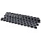 Hudson 1" Hex Storm Grey 11-7/8" x 13-1/4" Porcelain Mosaic Tile - Case of 10 Pieces - 11.2 Square Feet Per Case