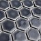 Hudson 1" Hex Storm Grey 11-7/8" x 13-1/4" Porcelain Mosaic Tile - Case of 10 Pieces - 11.2 Square Feet Per Case
