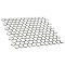 Hudson 1" Hex Crystalline White 11-7/8" x 13-1/4" Porcelain Mosaic Tile - Case of 10 Pieces - 11.2 Square Feet Per Case