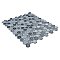 Hudson 1" Hex Stillwater 11-7/8" x 13-1/4" Porcelain Mosaic Tile - 10 Tiles Per Case - 11.2 Sq. Ft.
