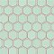 Hudson Due 2" Hex Light Green 10-7/8" x 12-5/8" Porcelain Mosaic Tile -10 Sheets Per Case -9.7 Sq. Ft.