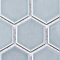 Hudson Due 2" Hex Slate 10-7/8" x 12-5/8" Porcelain Mosaic Tile - 10 Tiles Per Case - 10.0 Sq. Ft.