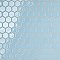 Hudson Due 2" Hex Cashmere Blue 10-7/8" x 12-5/8" Porcelain Mosaic Tile -10 Sheets Per Case -9.7 Sq. Ft.