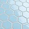 Hudson Due 2" Hex Cashmere Blue 10-7/8" x 12-5/8" Porcelain Mosaic Tile -10 Sheets Per Case -9.7 Sq. Ft.