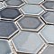 Hudson Due 2" Hex Stillwater 10-7/8" x 12-5/8" Porcelain Mosaic Tile - 10 Tiles Per Case - 10.0 Sq. Ft.