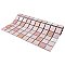 Crystalline Straight Edge Square Pink 12" x 12" Porcelain Mosaic Tile -10 Sheets Per Case -30.6 Sq. Ft.