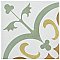 Revival Memory Mini 4" x 4" Ceramic Tile - White, Sage, Maroon - Per Case of 81 - 9.72 Square Feet