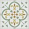Revival Memory Mini 4" x 4" Ceramic Tile - White, Sage, Maroon - Per Case of 81 - 9.72 Square Feet