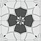 Twenties Crest Mini 4"  x 4" Ceramic Tile - Per Case of 81 - 9.72 Square Feet