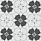 Twenties Crest Mini 4"  x 4" Ceramic Tile - Per Case of 81 - 9.72 Square Feet