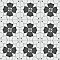Twenties Crest Mini 4"  x 4" Ceramic Tile - Per Case of 81 - 9.72 Square Feet