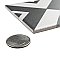 Twenties Vertex  Mini 4"  x 4" Ceramic Tile - Per Case of 81 - 9.72 Square Feet