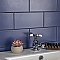 Projectos Royal Blue 3-7/8"x 7-3/4" Ceramic Tile - Per Case of 50 Pieces - 11 Sq. Ft.