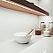Projectos Neve White Matte 3-7/8" x 7-3/4" Ceramic Tile - Sold Per Case of 50 - 11.46 Square Feet