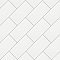 Projectos Neve White Matte 3-7/8" x 7-3/4" Ceramic Tile - Sold Per Case of 50 - 11.46 Square Feet