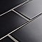 Projectos Preto Black Matte 3-7/8" x 7-3/4" Ceramic Tile - Sold Per Case of 50 - 11.46 Square Feet