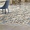 Revival Tulip 7-3/4" x 7-3/4" Ceramic Tile - White, Orange, Blue - Per Case of 25 Tile - 10.50 Square Feet