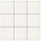 Revival White 7-3/4" x 7-3/4" Ceramic Tile - White - Per Case of 25 - Per Case of 25 Tile - 10.50 Square Feet