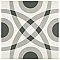 Twenties Vintage Circle 7-3/4" x 7-3/4" Ceramic Tile - Sold Per Case of 25 - .11.11 Square Feet Per Case