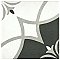 Twenties Vintage Crest 7-3/4" x 7-3/4" Ceramic Tile - Sold Per Case of 25 - .11.11 Square Feet Per Case