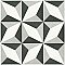 Twenties Vintage Diamond 7-3/4" x 7-3/4" Ceramic Tile - Sold Per Case of 25 - .11.11 Square Feet Per Case